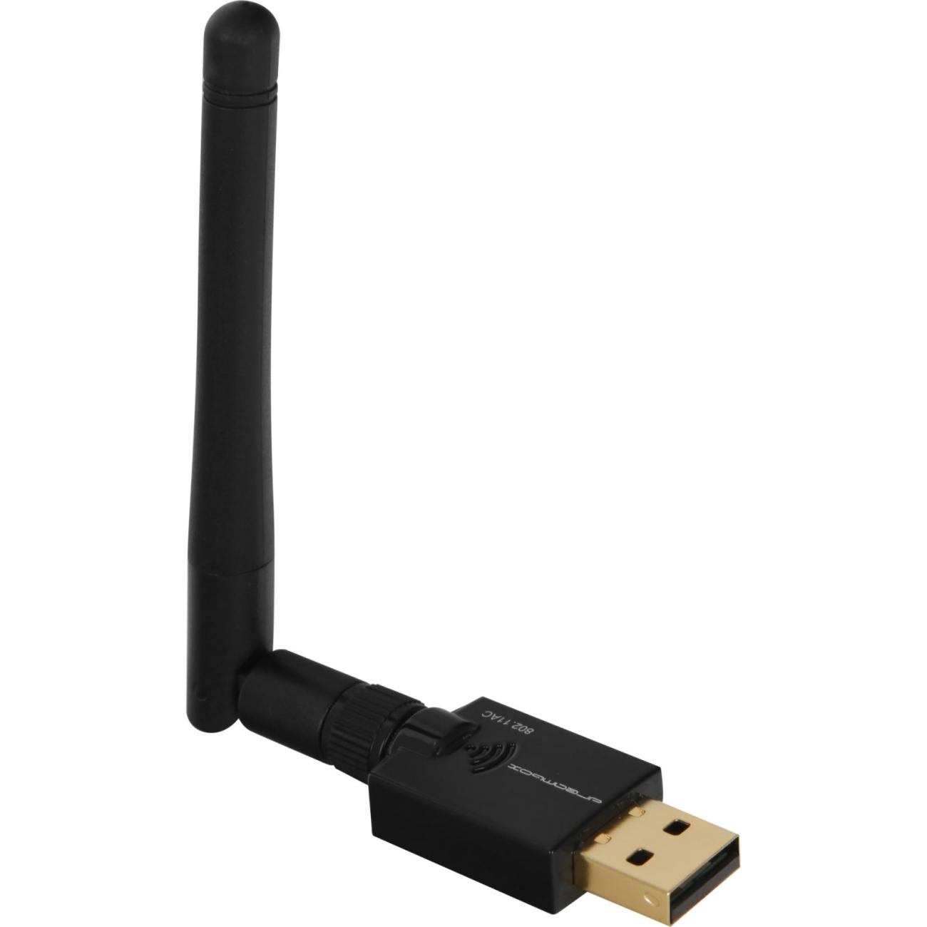 Dreambox Adattatore USB Wireless 600 Mbps Dual Band USB 2.0 Nero per PC
