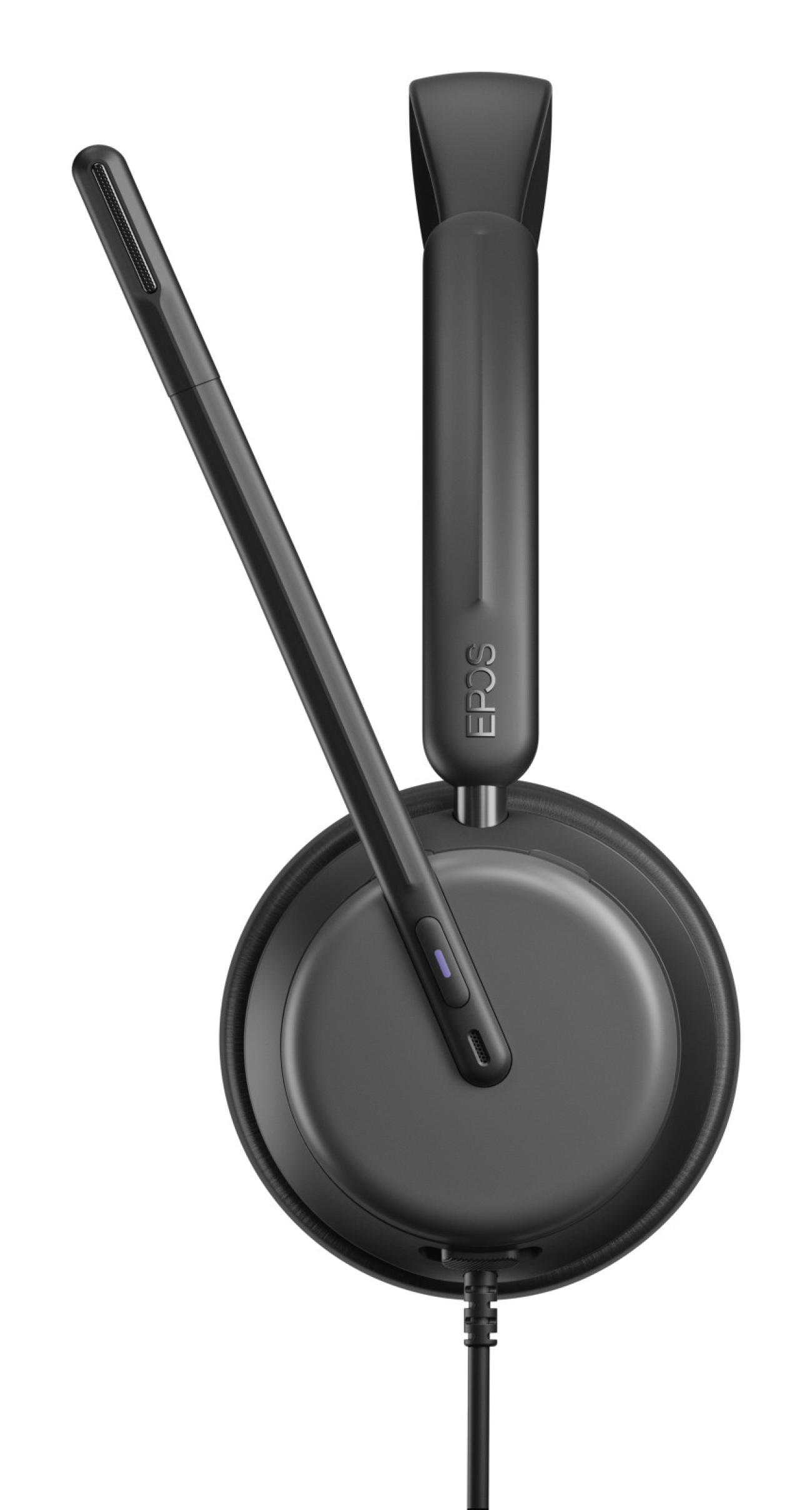 EPOS IMPACT 860T Auricolare Cablato ANC USB-C per Ufficio Nero Certificato Teams