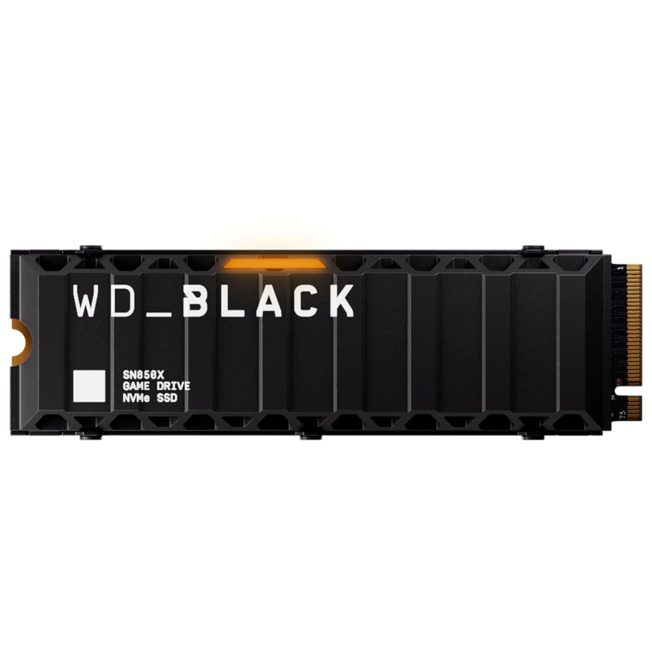 WD_BLACK SN850X SSD M.2 PCIe Gen4 8 TB 7200 MB/s con Dissipatore di Calore