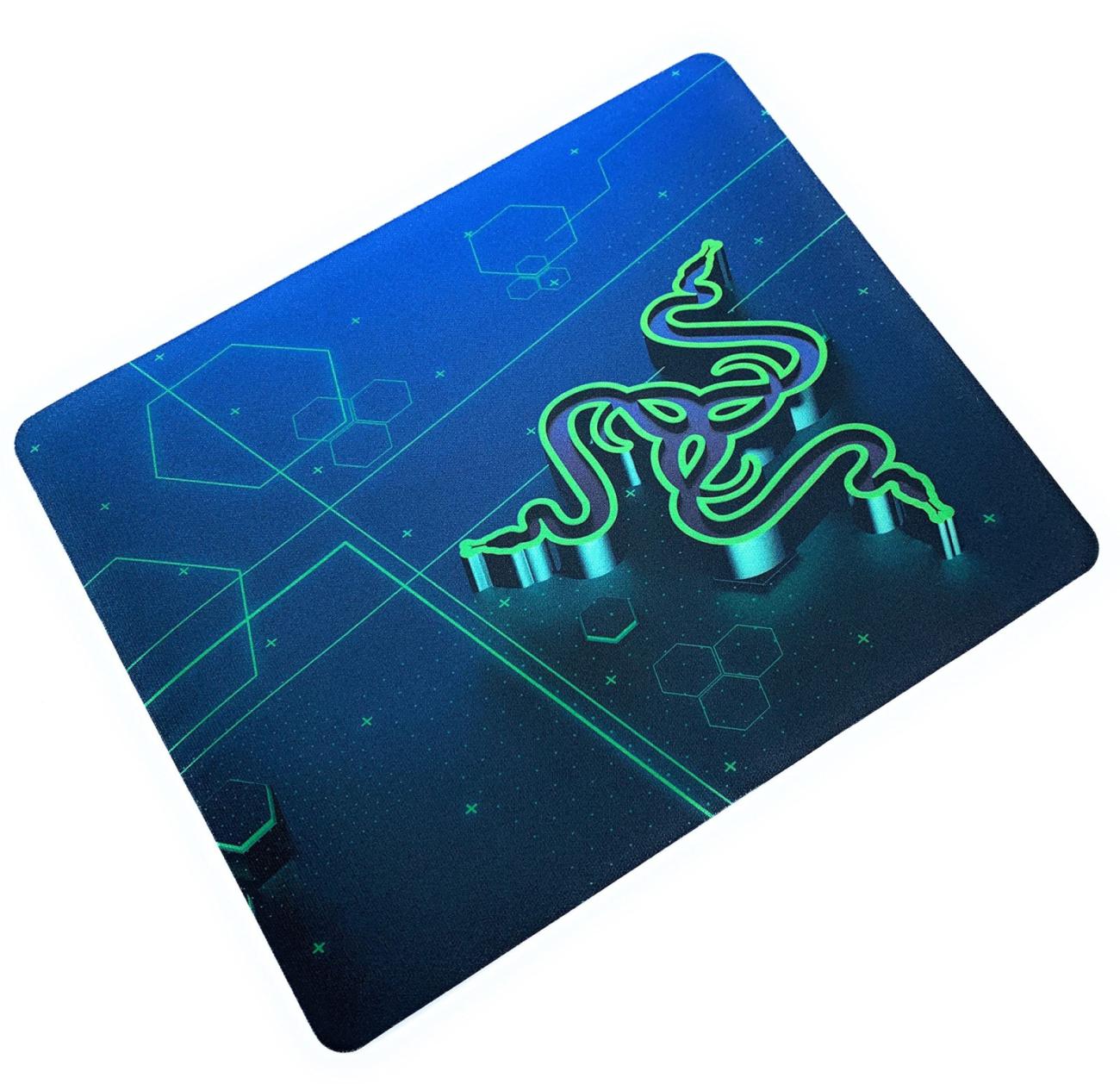 Razer Goliathus Mobile Tappetino Mouse da Gioco Blu Morbido Portatile RZ02-01820200-R3M1