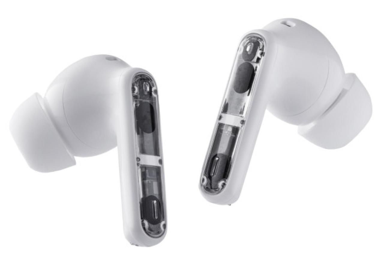 Intenso T312AE Cuffie TWS Bluetooth 5.4 In-Ear Bianche con ANC e Controlli Touch