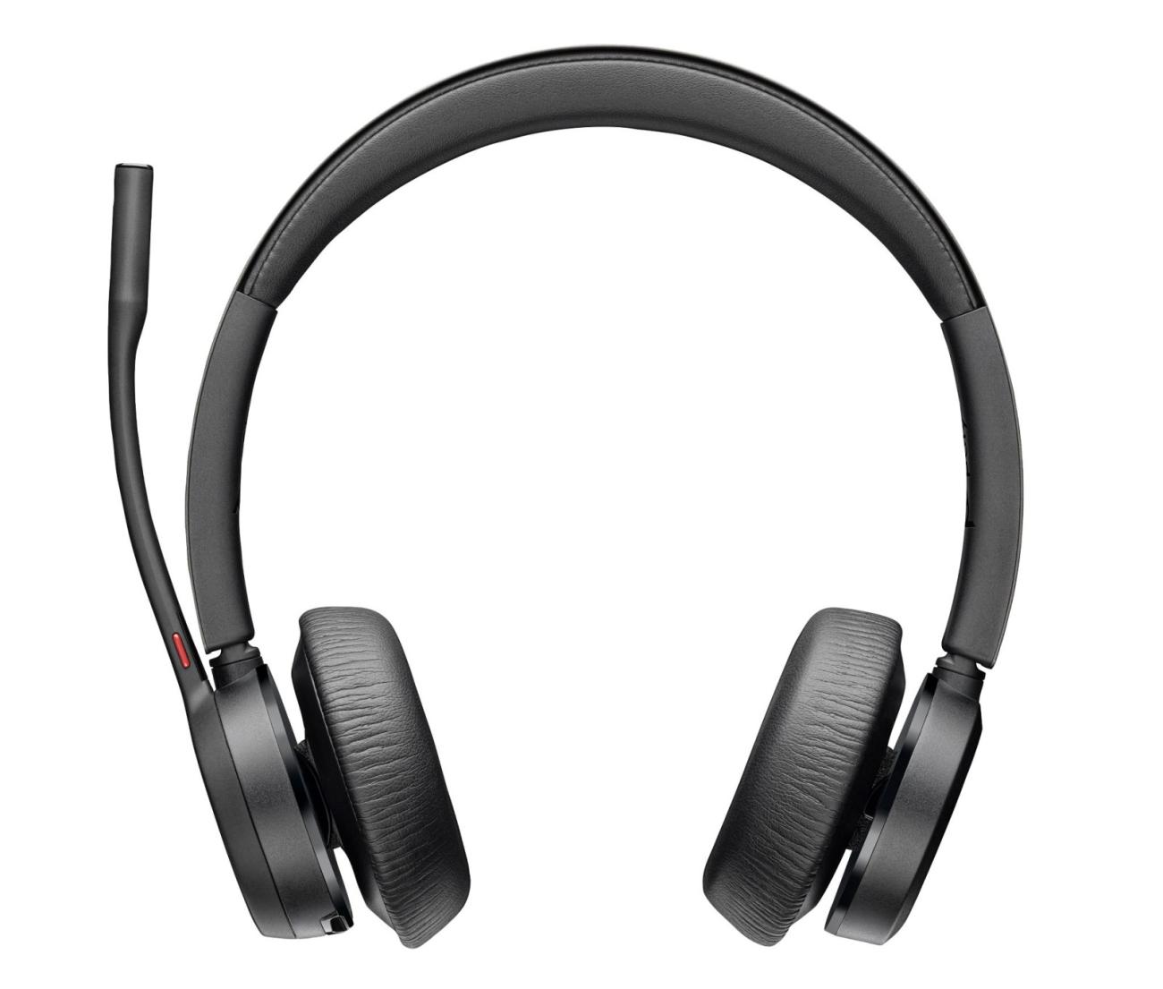 POLY Voyager 4320 Cuffie Wireless Bluetooth USB-A per Ufficio Nero con Dongle BT700