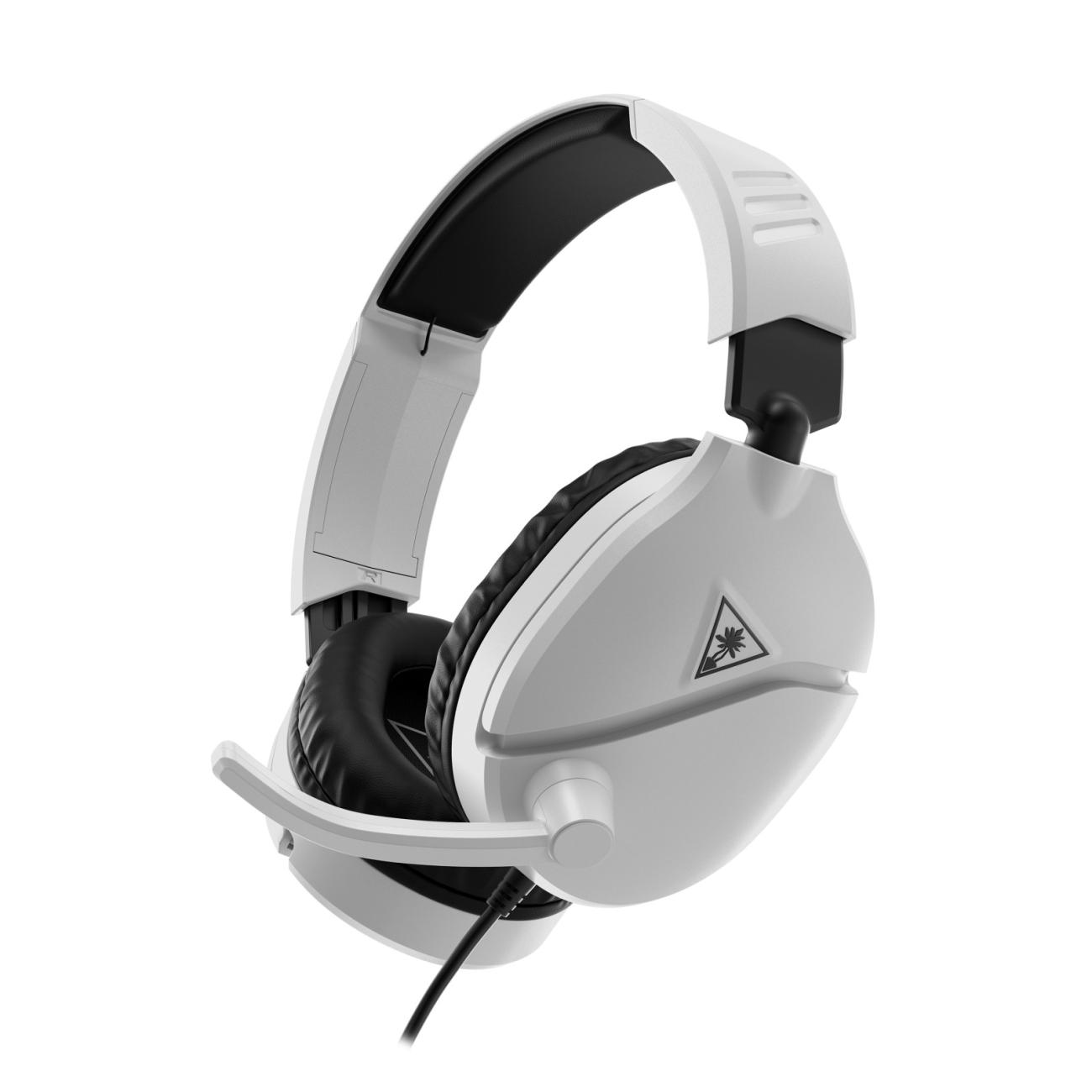 Turtle Beach Recon 70 Cuffie Gaming Cablate PS5 PS4 Bianche con Microfono 3.5mm