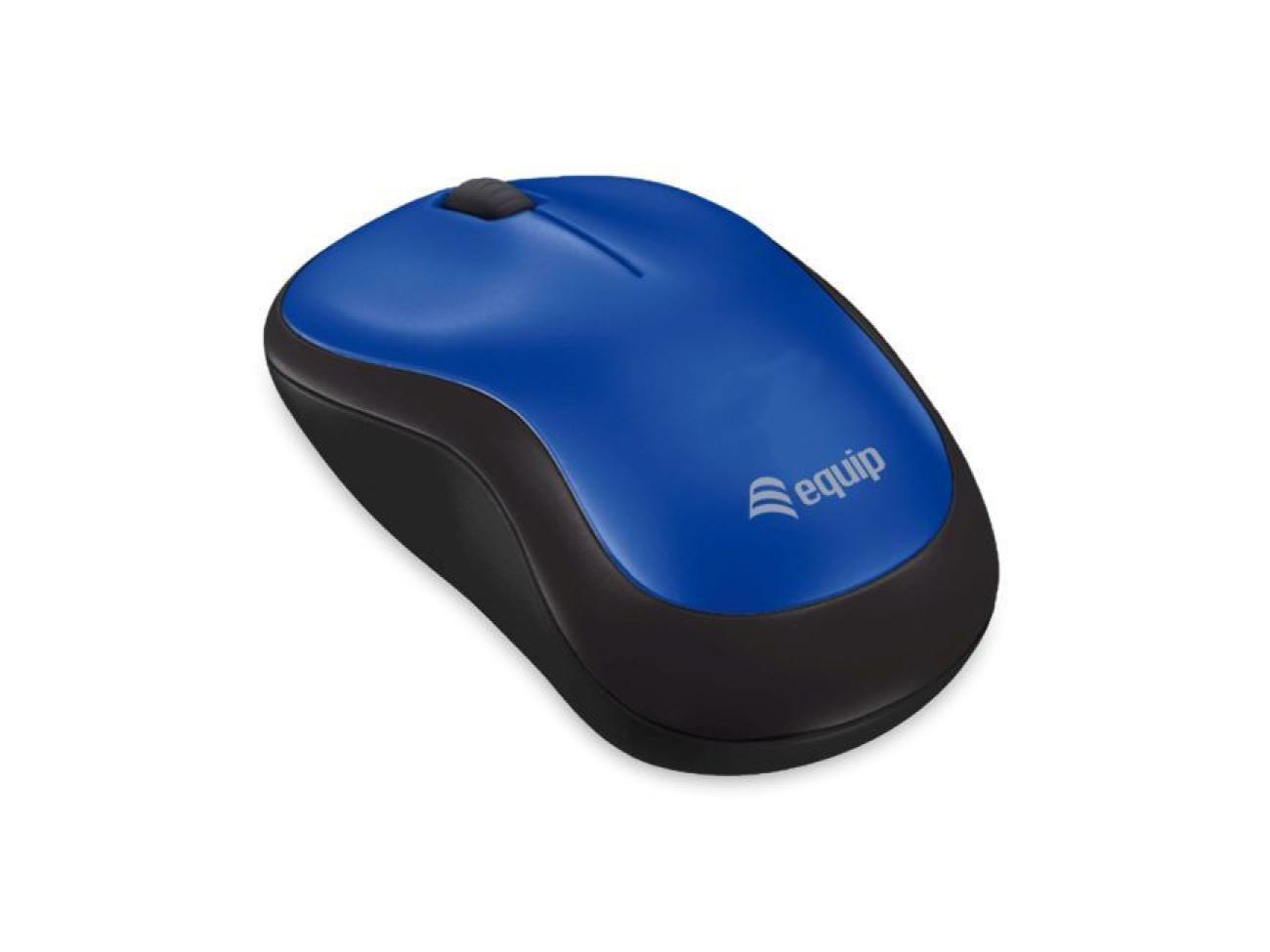 Mouse wireless Conceptronic Equip 245112 blu ambidestro ottico per ufficio